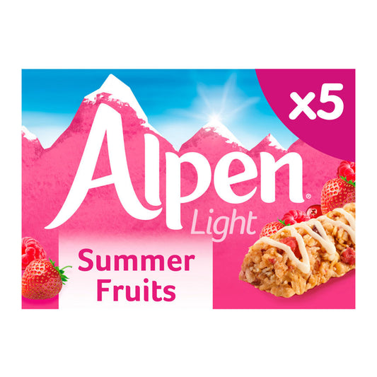 Alpen Light Summer Fruit Cereal Bars Cereals ASDA   