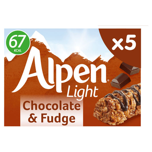 Alpen Light Chocolate & Fudge Cereal Bars Cereals ASDA   