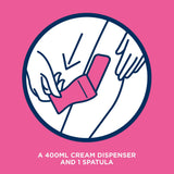 Veet Pure Hair Removal Cream Body & Legs for Sensitive Skin 400ml Women's Toiletries ASDA