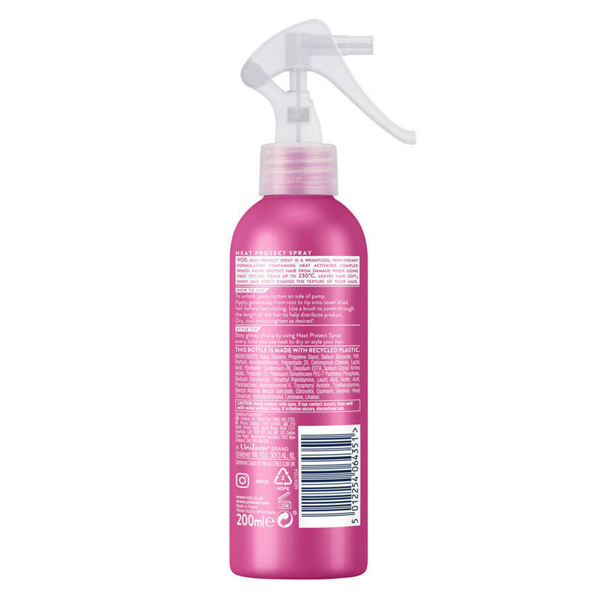 VO5 Heat Protection Styling Spray Hair Treatments ASDA