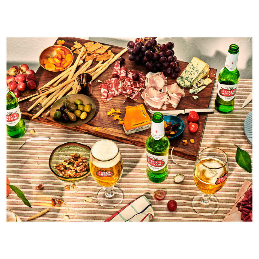 Stella Artois Belgium Premium Lager 4 Pack Beer & Cider ASDA