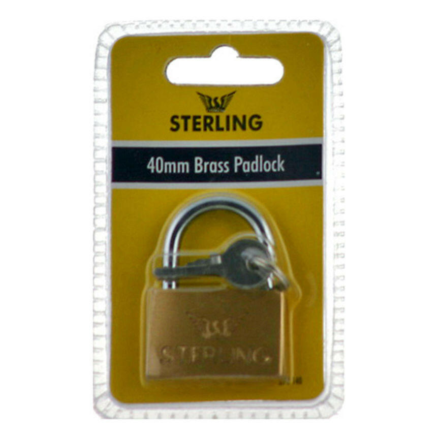 Sterling Brass Padlock GOODS ASDA