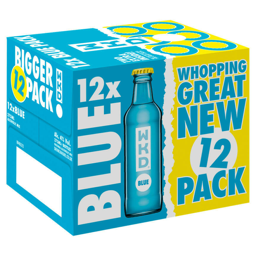 WKD Blue Alcoholic Ready to Drink 12 Pack GOODS ASDA