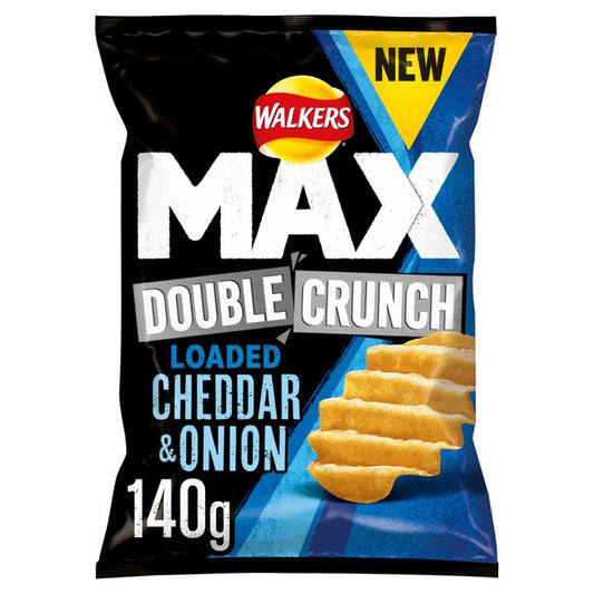 Walkers Max Double Crunch Cheddar & Onion Sharing Crisps GOODS M&S Default Title  