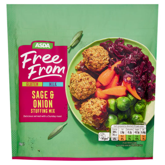 ASDA Free From Sage & Onion Stuffing Mix Table sauces, dressings & condiments ASDA   