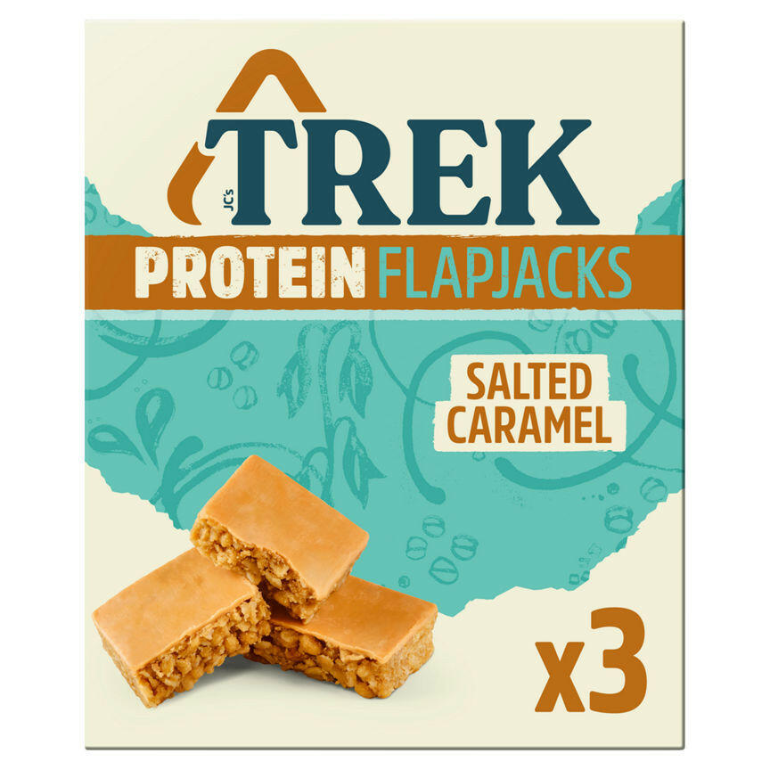 Trek Salted Caramel Protein Flapjack Cereals ASDA