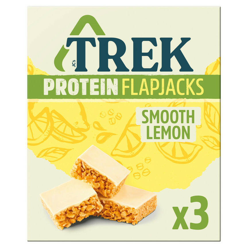 Trek Smooth Lemon Protein Flapjack GOODS ASDA