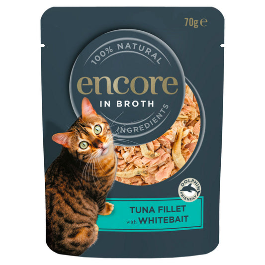Encore Pacific Tuna Fillet & Whitebait Adult Cat Food Pouch Cat Food & Accessories ASDA   