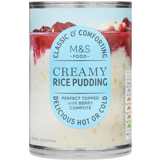 M&S Creamed Rice Pudding Sugar & Home Baking M&S Title  