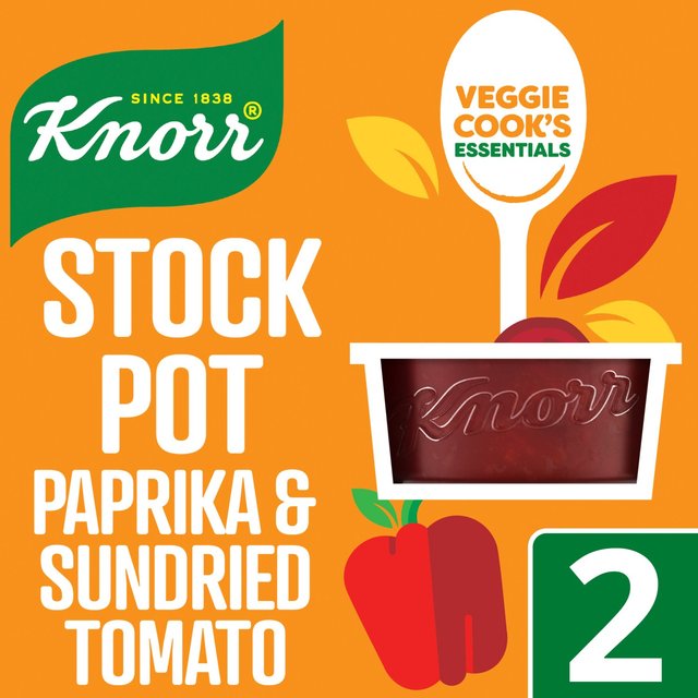 Knorr 2 Paprika & Sun-dried tomato Stock pot Cooking Ingredients & Oils M&S Default Title  