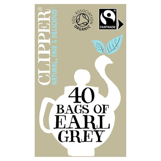 Clipper Organic & Fairtrade Earl Grey Fairtrade M&S Title  
