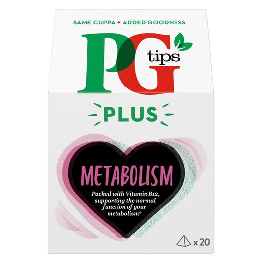 PG Tips Plus Metabolism Black Tea with added vitamin B12 Pyramid Tea Bags Tea M&S   