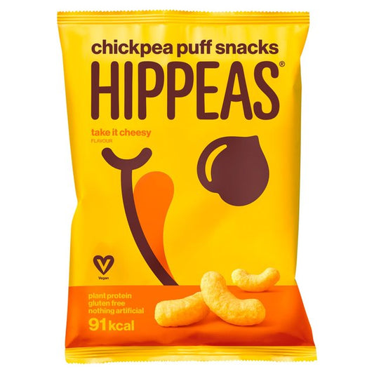 Hippeas Chickpea Puffs - Take It Cheesy Crisps, Nuts & Snacking Fruit M&S Title  