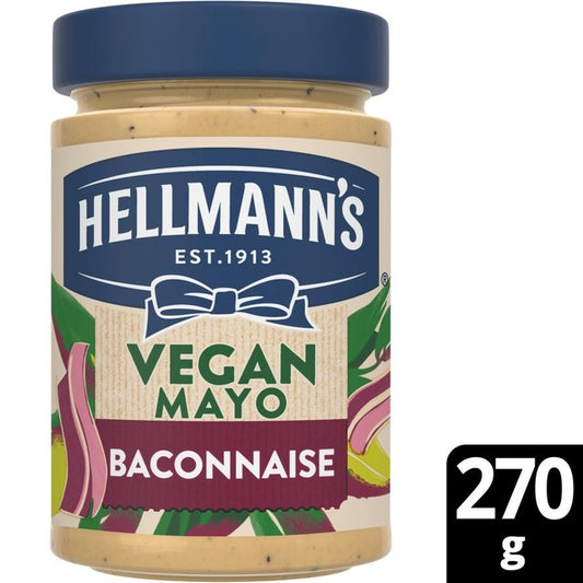 Hellmann's Vegan Bacon Mayonnaise Table sauces, dressings & condiments M&S Title  