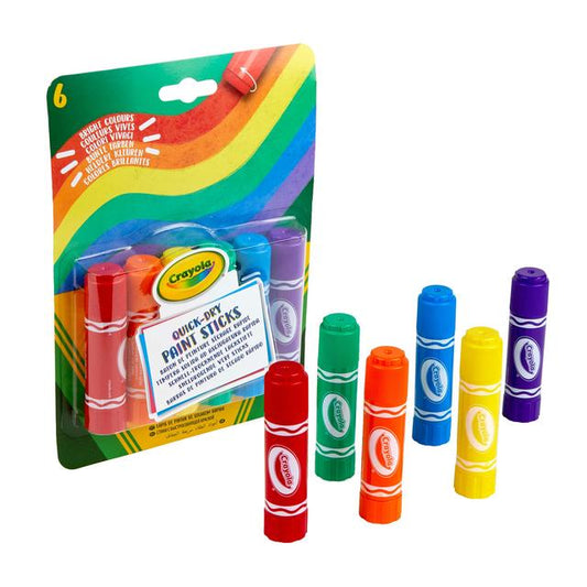 Crayola 6 Washable Paint Sticks Toys & Kid's Zone M&S   