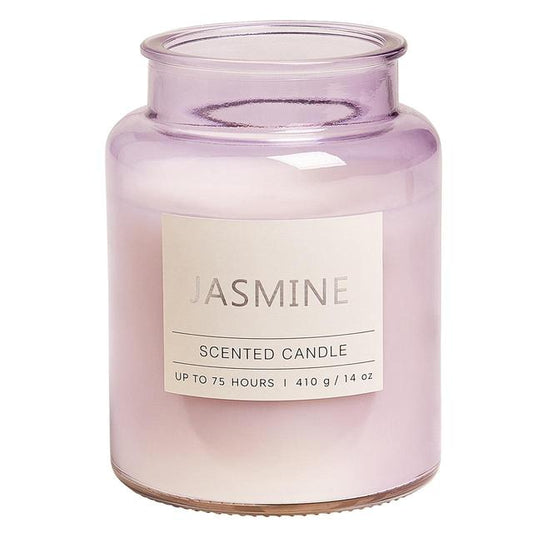 M&S Jasmine Large Jar Candle, Lilac General Household M&S   