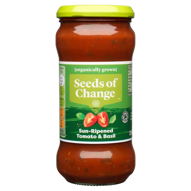 Seeds Of Change Tomato & Basil Organic Pasta Sauce Free from M&S   