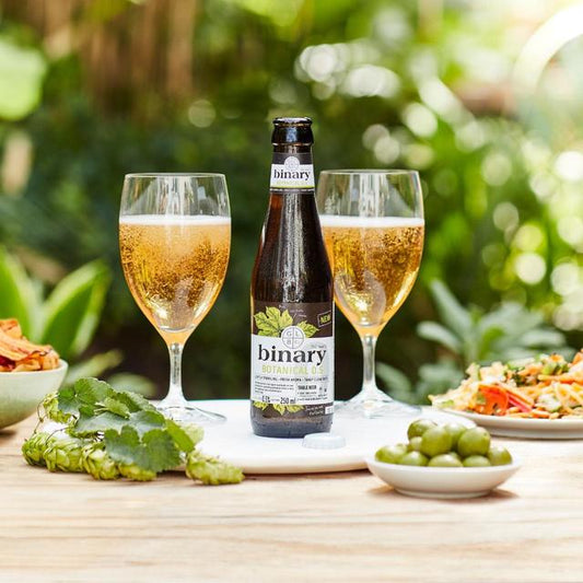 Binary Botanical low alcohol wine-lovers' beer Free from M&S   