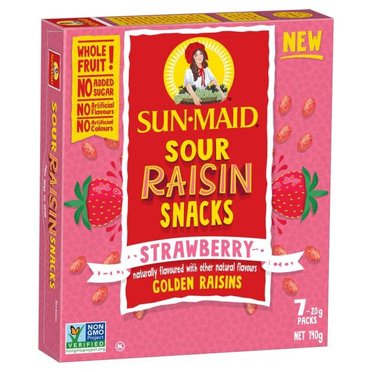 Sun Maid Sour Strawberry Raisins Snacks GOODS M&S   