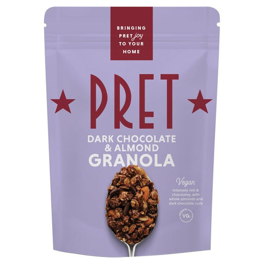 Pret Roasted Almond & Dark Chocolate Granola Vegetarian & Vegan M&S Default Title  