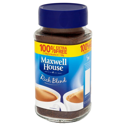Maxwell House Rich Blend Instant Coffee Tea M&S   