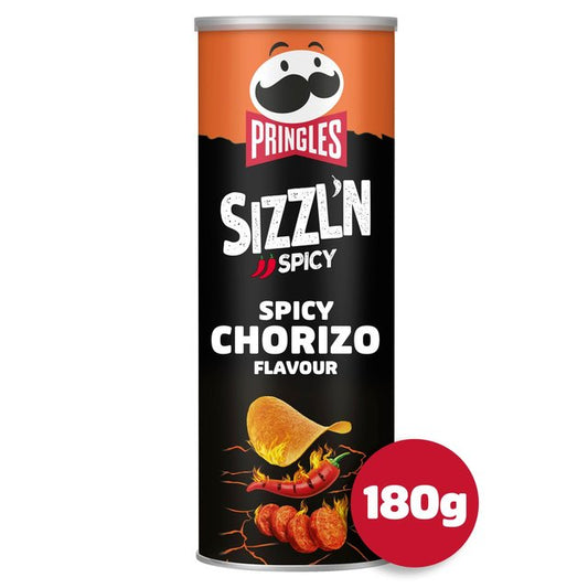 Pringles Sizzl'n Spicy Chorizo Crisps Crisps, Nuts & Snacking Fruit M&S Title  