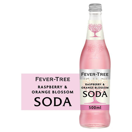 Fever-Tree Raspberry & Orange Blossom Soda Adult Soft Drinks & Mixers M&S   