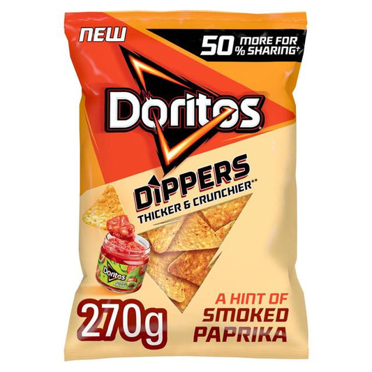 Doritos Dippers Hint of Paprika Sharing Tortilla Chips WORLD FOODS M&S Title  