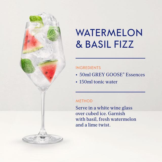 Grey Goose Essences Watermelon and Basil Vodka Based Spirit Drink Liqueurs and Spirits M&S   
