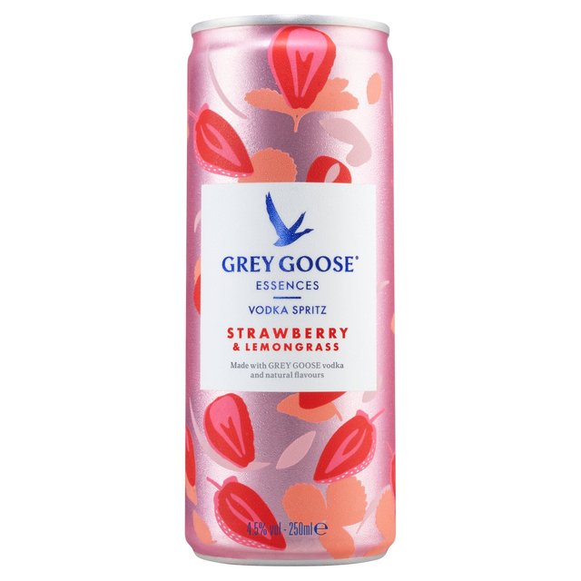 Grey Goose Essences Strawberry and Lemongrass Vodka Spritz Wine & Champagne M&S Title  