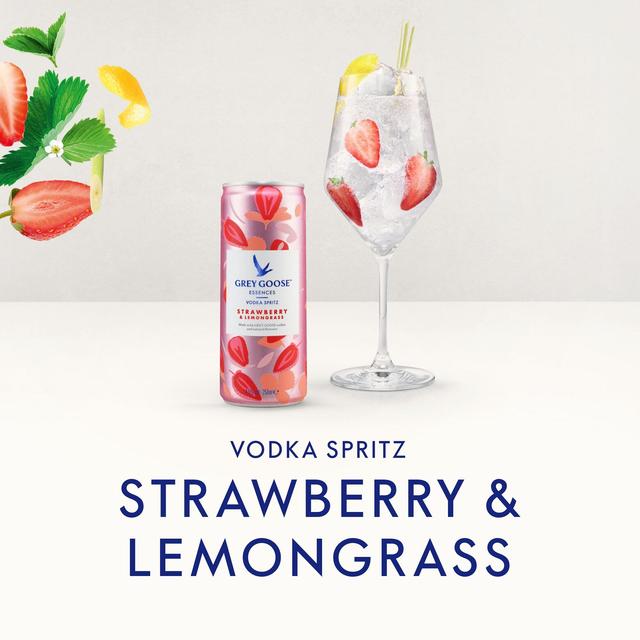 Grey Goose Essences Strawberry and Lemongrass Vodka Spritz Wine & Champagne M&S   