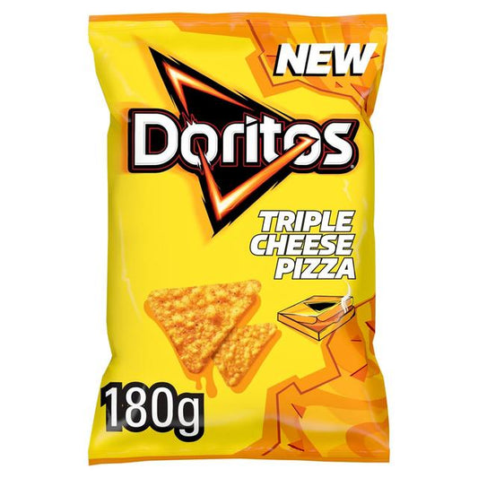 Doritos Triple Cheese Pizza Tortilla Sharing Chips Crisps, Nuts & Snacking Fruit M&S Title  