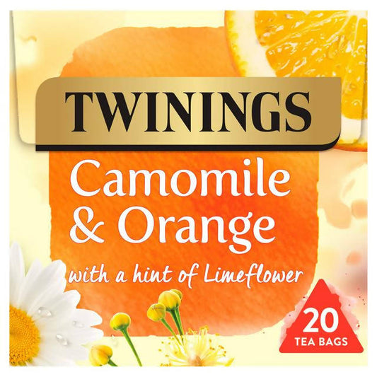 Twinings Camomile & Orange Herbal Tea, 20 Tea Bags Tea Sainsburys   