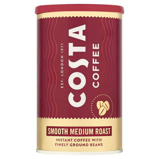 Costa Coffee Instant Smooth Medium Roast 100g All coffee Sainsburys   