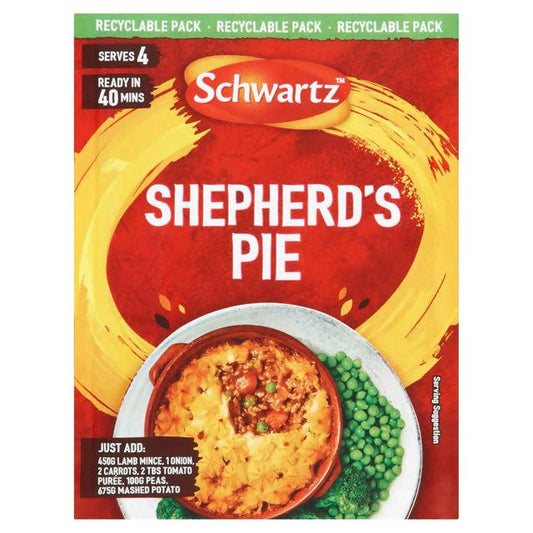 Schwartz Shepherds Pie Mix 38g Traditional & packet sauces Sainsburys   