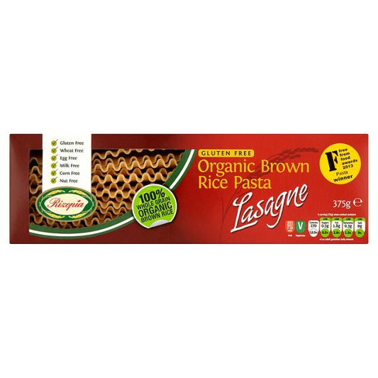 Rizopia Free From Organic Brown Rice Lasagne Pasta Free from M&S Title  