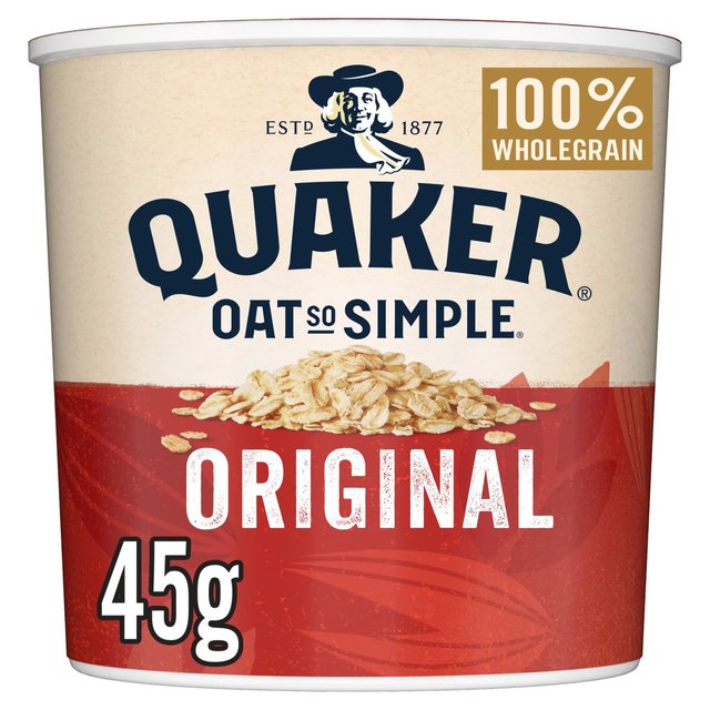 Quaker Oat So Simple Original Porridge Pot Cereals M&S Title  