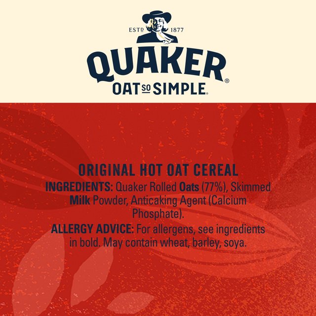Quaker Oat So Simple Original Porridge Pot Cereals M&S   
