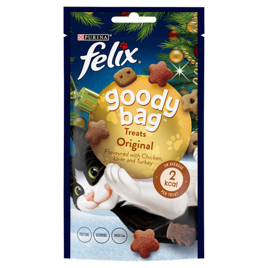 Felix Goody Bag Cat Treats Original Mix GOODS ASDA   