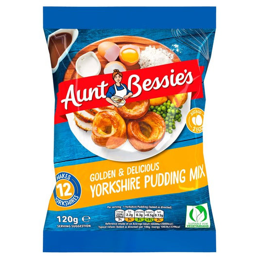 Aunt Bessie's Yorkshire Pudding Mix Sugar & Home Baking M&S Title  