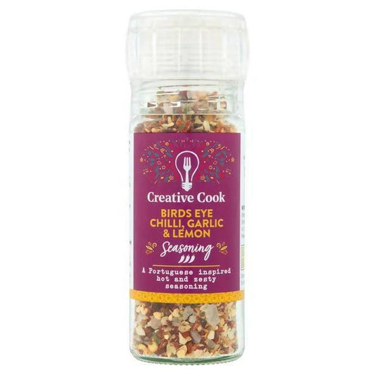 Creative Cook Birds Eye Chilli, Garlic & Lemon Seasoning 53g Herbs spices & seasoning Sainsburys   