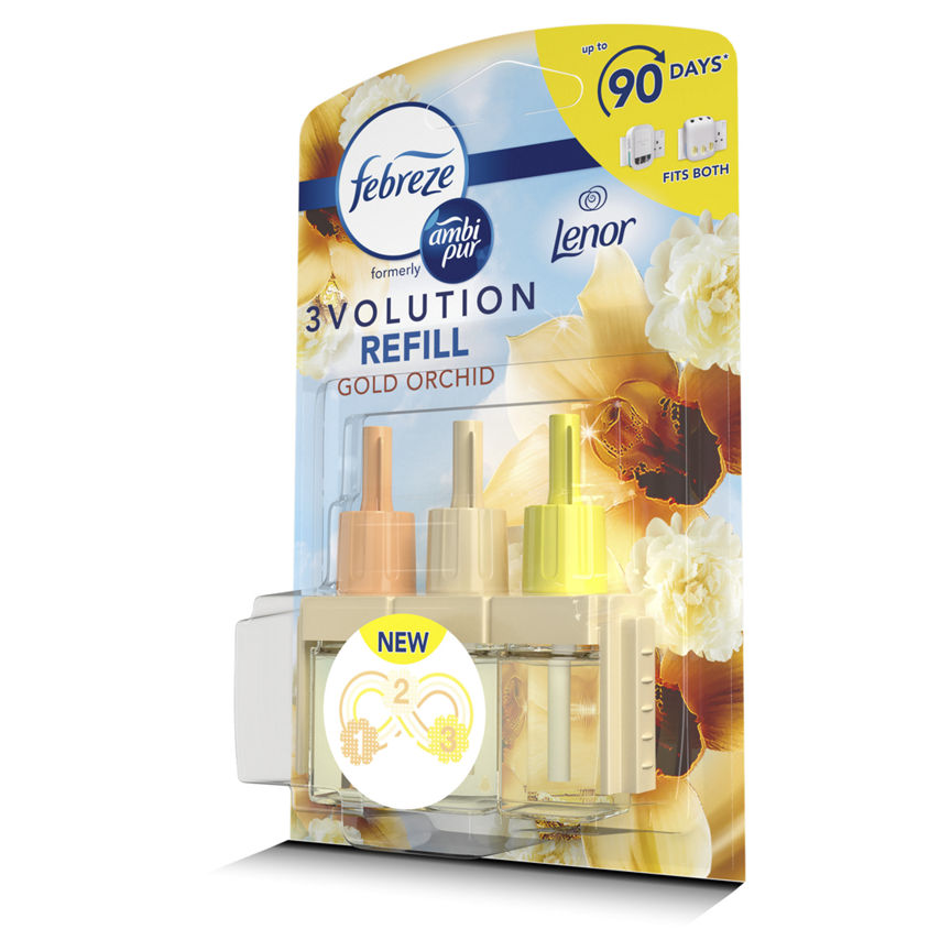 Febreze Ambi Pur 3Volution Air Freshener Plug-In Diffuser Refill, Odour  Eliminator