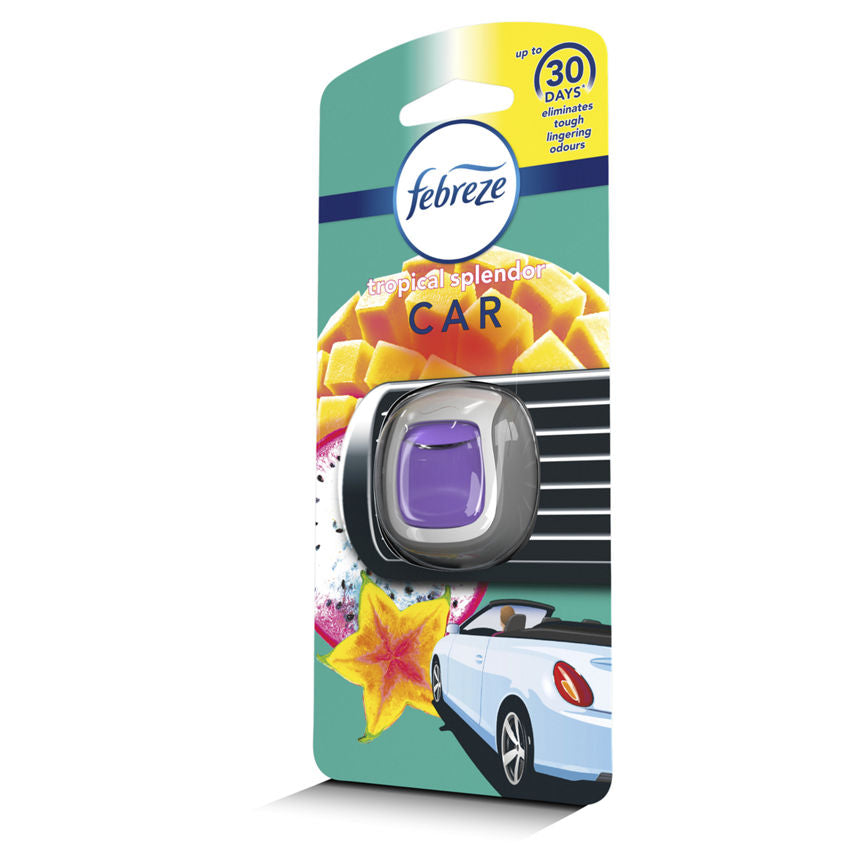 Febreze Febreze Air Freshener Car Starter Kit Tropical Splendor 1