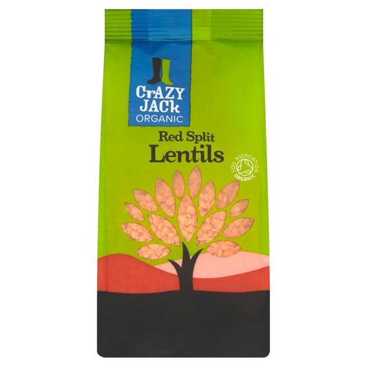 Crazy Jack Organic Red Split Lentils Free from M&S Title  