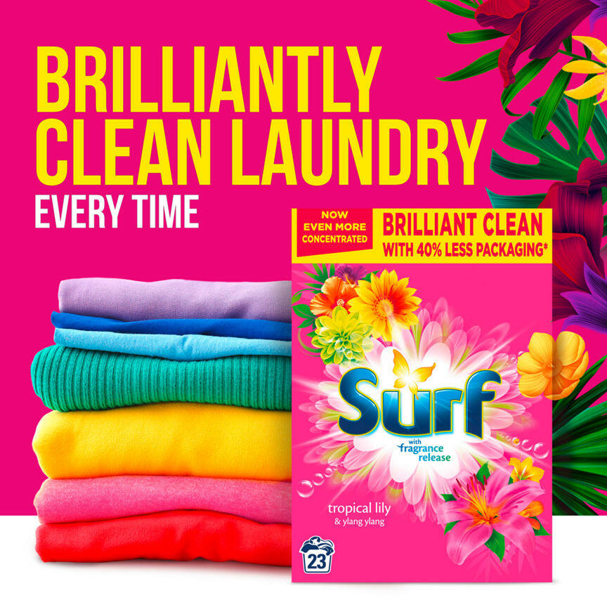 Surf Tropical Lily & Ylang-Ylang Laundry Powder GOODS ASDA