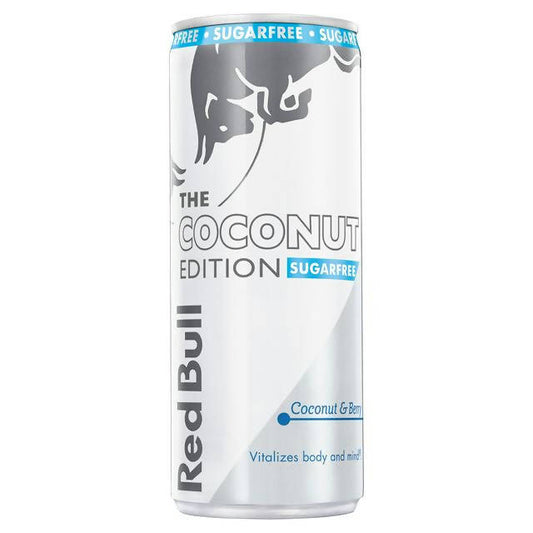 Red Bull Sugarfree The Coconut & Berry Edition, 250ml Sports, Energy & Wellness Drinks Sainsburys   