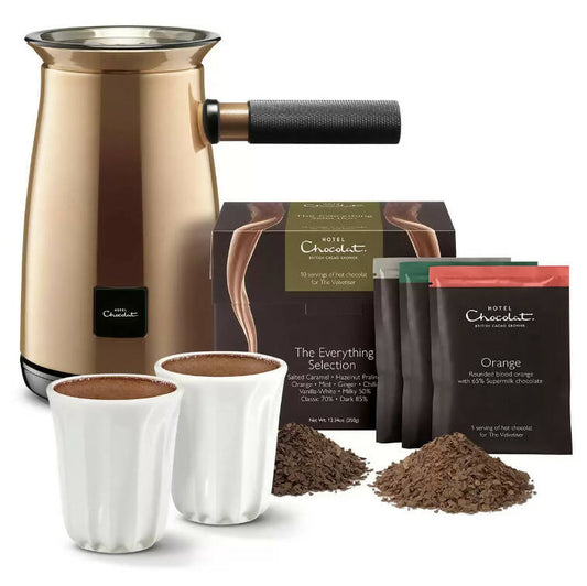 Hotel Chocolat Velvetiser, Hot Chocolate Maker Complete Starter Kit, HC01 Kitchen Costco UK Default Title  