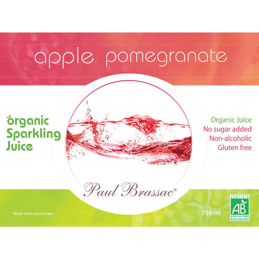 Paul Brassac Organic Sparkling Fruit Juice, 3 x 750ml Soft Drinks Costco UK   