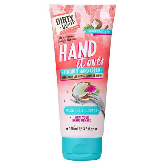 Dirty Works Coconut Hand Cream 100ml face & body skincare Sainsburys   