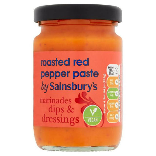 Sainsbury's Chargrilled Red Pepper Paste 90g Cooking sauces & meal kits Sainsburys   